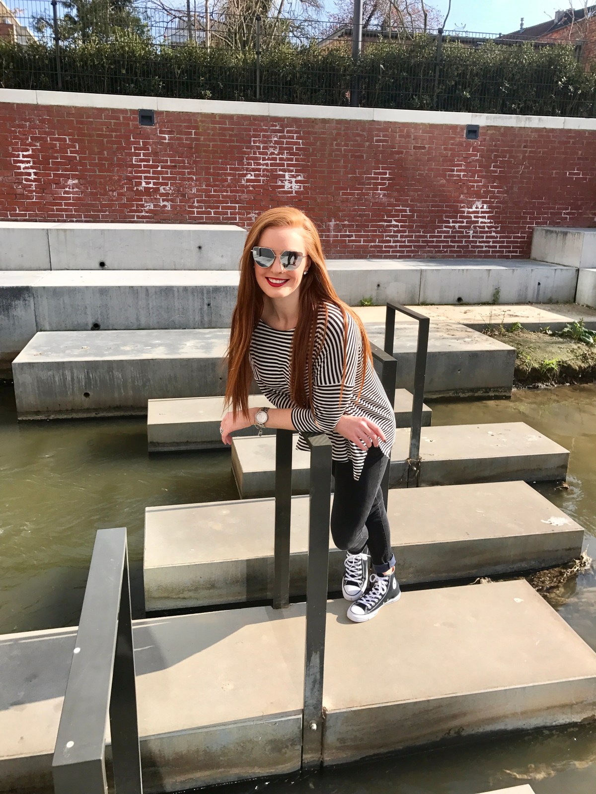 spring sprung leaning on pole pic